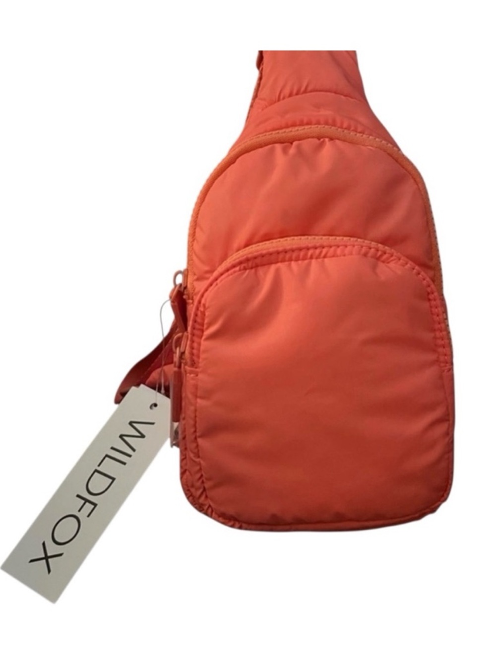 NWT Wildfox Peach Crossbody Sling Bag - Coral Peach